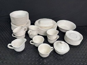 White Porcelain Dinnerware Mixed Lot
