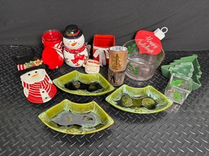 Holiday Glass Decor Mixed Lot