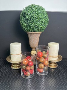 Decorative Topiary Candle Holders & Vases Mixed Lot