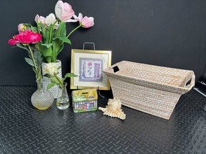 Mixed Floral Decor Lot of 7 Home Accents