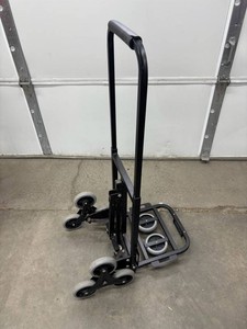 Folding Convertible Hand Truck Dolly With Stair-Climber Wheels