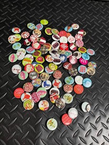 Holiday Themed Button Pin Badge Mixed Lot