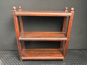 Vintage Wooden 3-Shelf Stand