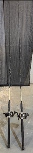 Daiwa Black Widow BW862MC-D 86 Rod with Diawa Sealing SO27LC Reel and Daiwa Black Widow BW862MC-D 86 Rod with Shakespeare Tidewater 30LCL Reel