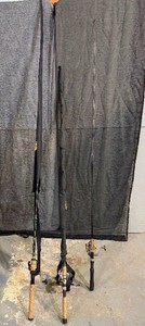 Shakespeare Excursion, Shakespeare Ugly Stik and Quantum Graphite Series Rods with Shimano Reels (Details Below)