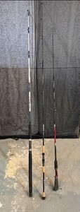 Shakespeare Sturdy Stik, ST Croix Mojo Inshore and St. Clair Silver Series Fishing Rods