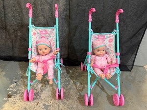 Tru Kids Dolls and You and Me Doll Strollers (Like New)