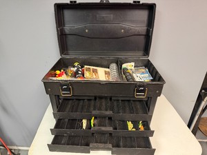 Phantom Pro Tackle Box Full of Fishing Supplies