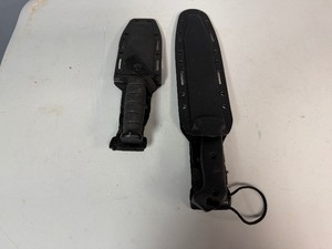 Two Tactical Knives KA Bar USA 10.5 Overall and BKT Brute USA 14.75 Overall