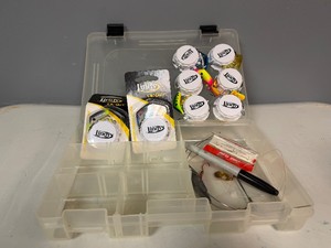 Erlast Hunting and Fishing Case with 8 Lindy Lil Guy Fishing Rigs