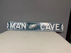 Philadelphia Eagles Man Cave Sign Metal 3X6 - New