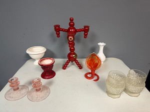 Collectible Candle Holders and Bud Vases