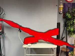 Cool Lighted Sign for Man Cave 17 Long x 8 Wide x 6 Deep (Wired but unable to test - no onoff switch)