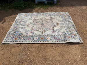 Nicolle Miller Cream Area Rug 5 2 x 7 2