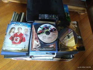 Huge Lot of DVDs & Blu Ray Player