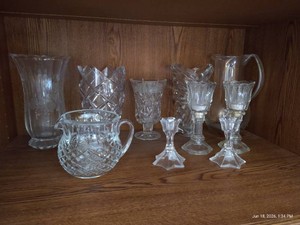 Beautiful Glass & Crystal Lot