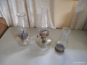 Vintage Eagle Oil Lamps - 11 & 13
