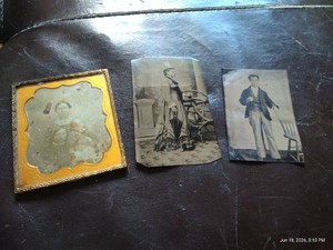 (3) Antique Tintypes