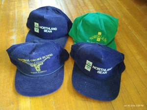(4) Corduroy Farm Caps