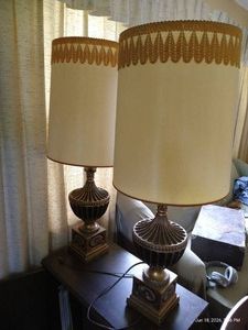Set of (2) Matching 42 Tall Lamps