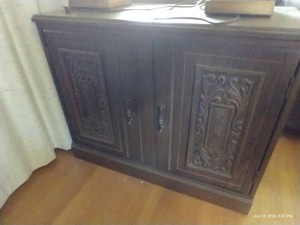Cabinet With Music Books, Etc.