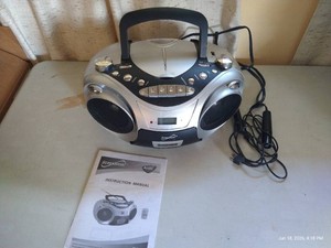 Supersonic SC-709 Portable MP3CD Player with Cassette Recorder, AMFM Radio & USB Input