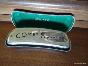 Vintage Hohner Comet Harmonica