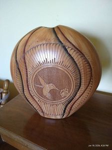 Ceramic Hummingbird Vase