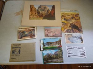 Vintage Travel Postcards & Ephemera - National Parks, Etc.