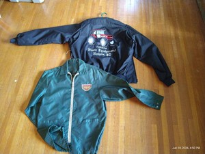 (3) Coats - (1) Columbia, & (2) Farm Advertising