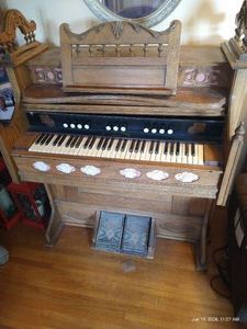 Antique Pump Reed Organ from Universal Expedition St. Lewis