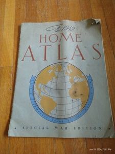 The 1942 Home Atlas Special War Edition