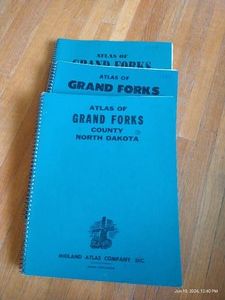 (3) GF County Plat Books - 70s, 80s, 90s