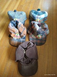 Vintage TX Trojan Herbicides Wool Winter Caps