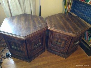 (2) 6-Sized End Table with Storage