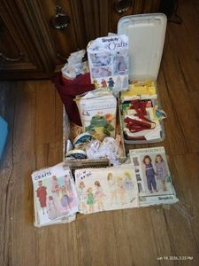 Childrens Patterns, Cloak Project, Notions, Zippers, Etc.