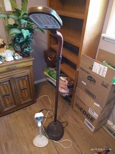 (2) Light Therapy Lamps - (1) Short & (1) Tall