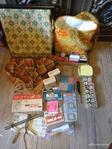 Grandmas Sewing Notions & Knitting Bags