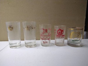 (5) Vintage Glasses