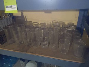 Large Lot of Vintage Jars & Glasses