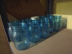 Heritage Blue Pint Ball Canning Jars