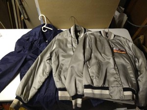 Vintage Rain Coat & (2) Logo Jackets