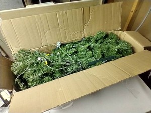 6.5 Foot Prelit (White Lights) Christmas Tree