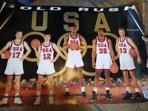 1992 Basketball Dream Team Poster