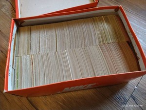 Shoe Box of Mixed Vintage Sports Cards - Dan Marino & John Elway Rookie Cards
