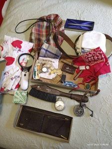 Vintage Mens Drawer Contents Lot