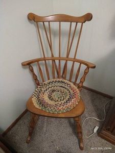 Antique Wooden Bent & Brothers Rocking Chair