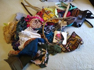 Lot of Fashionable Scarves & Belts