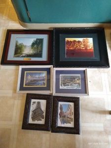 (6) Misc. Framed Prints