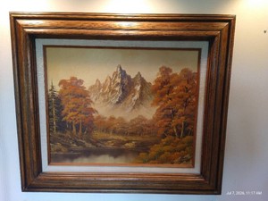 Framed Oil Painting - 28 x 24